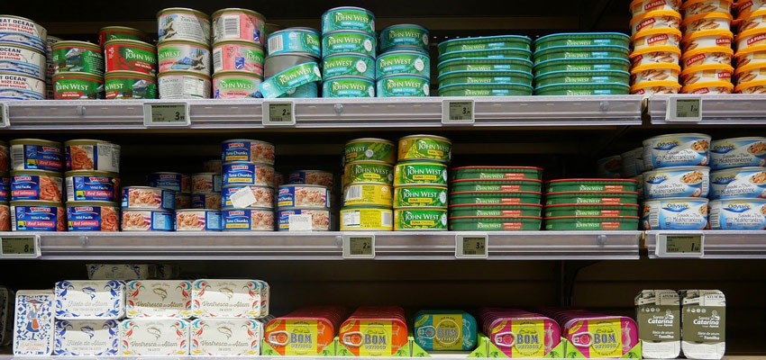 Shelf with Cans 